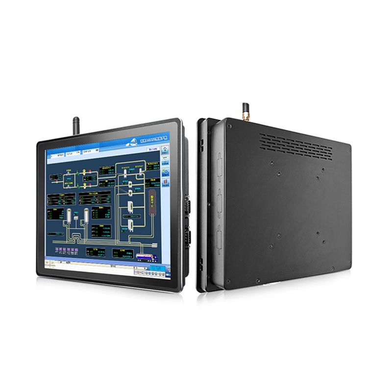 Factory Price Embedded/wall Mount Aluminum case Waterproof Lcd Monitor Fanless 12.1 inch Fully Enclosed Touch Screen Computer