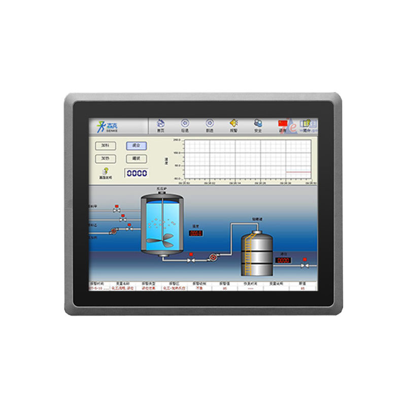 27 Inch Aluminum Case TFT Screen Monitor VGA Waterproof LCD Industrial Embedded Rugged TouchScreen Display