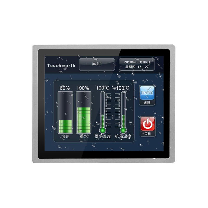 Monitor de pantalla táctil capacitiva plana pura a prueba de agua para exteriores de 21.5 pulgadas, 1000 nits, pantalla a la luz del sol, interfaz USB DVI, producto nuevo