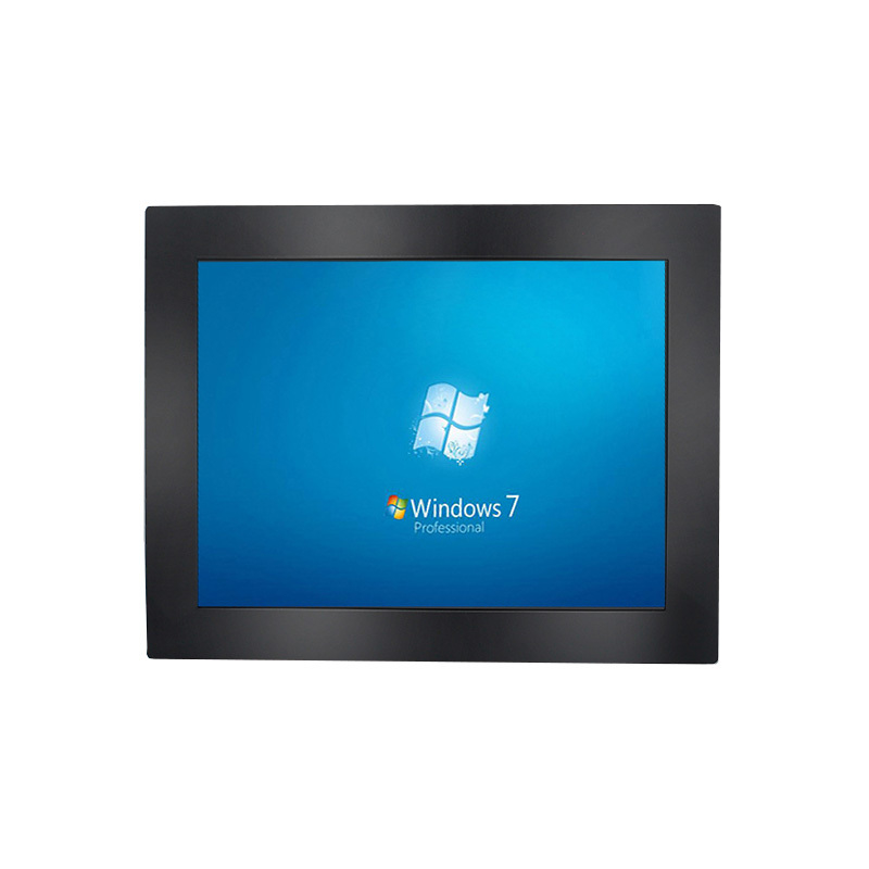 IP65 Matel Case Embedded Fanless Industrial Computer 12-36V DC HD-MI LCD Display HMI Capacitive Touch Screen