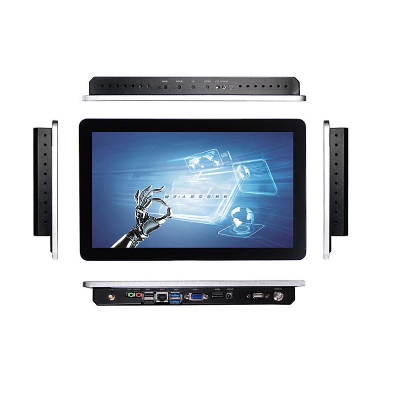 19 inch Embedded Industrial Display Terminal 1024*768 LCD Display Capacitive Resistive Touch Screen All in One Computer
﻿