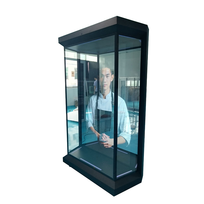 Holobox 3D da 75 pollici con luminosità 2000nits LCD Transparent Display Cabinet per eventi di esposizione