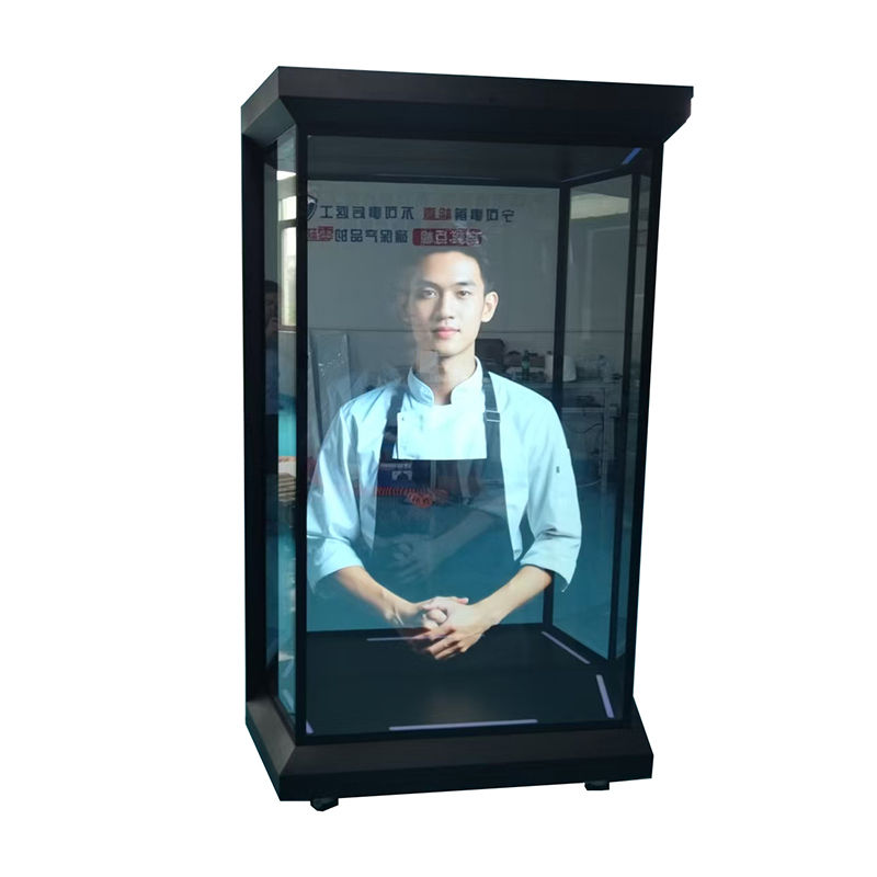 Holobox 3D da 75 pollici con luminosità 2000nits LCD Transparent Display Cabinet per eventi di esposizione