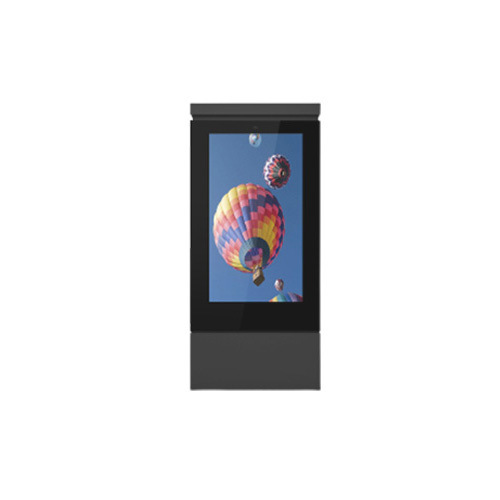 Pantalla LCD de señalización digital para exteriores de alta luminosidad con pantalla táctil montada en la pared de 65 pulgadas