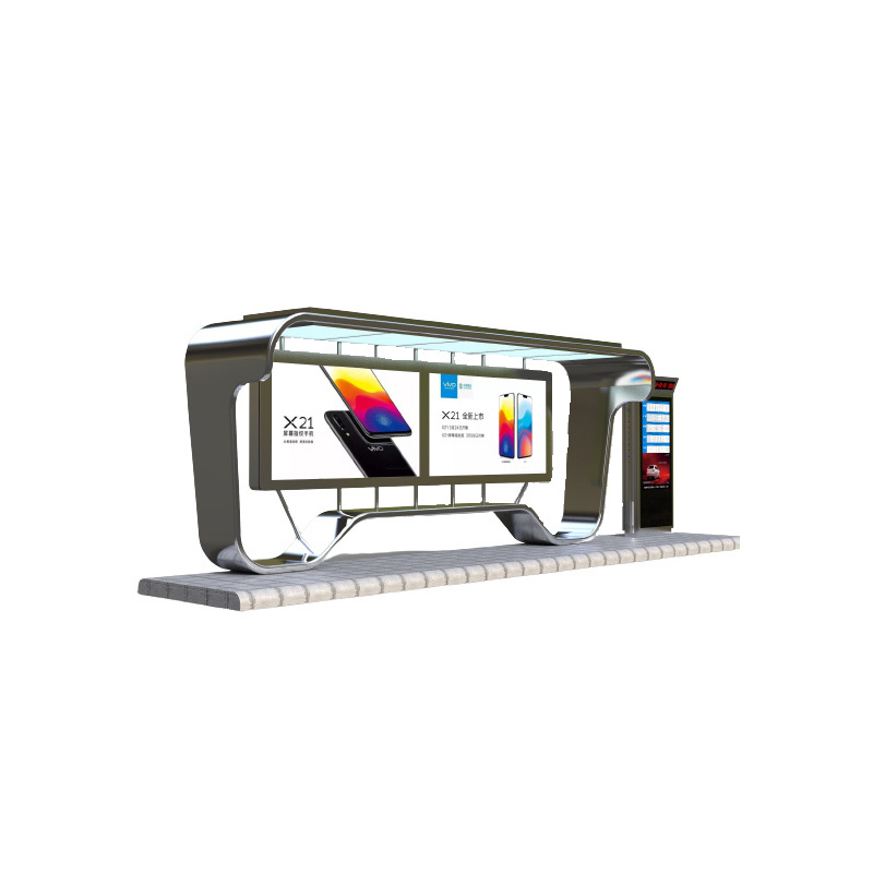 65 inch Big size The 65-inch outdoor vertical advertising smart bus stop sign