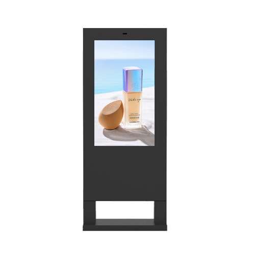 Máquina publicitaria vertical para exteriores de 43 pulgadas, alta definición, alto brillo, con diseño hueco