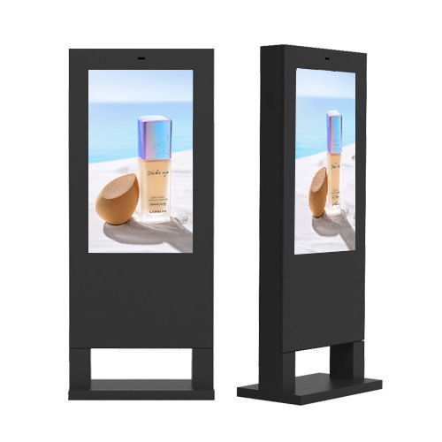 Máquina publicitaria vertical para exteriores de 43 pulgadas, alta definición, alto brillo, con diseño hueco