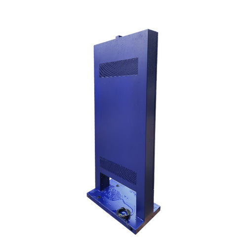 Máquina publicitaria vertical para exteriores de 43 pulgadas, alta definición, alto brillo, con diseño hueco