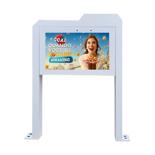 Màn hình LCD quảng cáo bảng hiệu trạm xe buýt điện tử ngoài trời chống mưa 43 inch