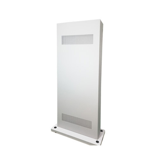 Display de publicidad digital exterior vertical de pantalla táctil de 43 pulgadas con lector de tarjetas y impresora incorporados