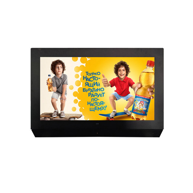 Pantalla publicitaria de pared de 49 pulgadas de alto brillo, todo en uno, impermeable y a prueba de rayos, cartelera electrónica inteligente para exteriores