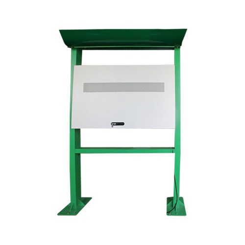 49 pulgadas de pantalla horizontal a medida verde doble columna de señalización digital toldo inteligente máquina de publicidad al aire libre a prueba de lluvia