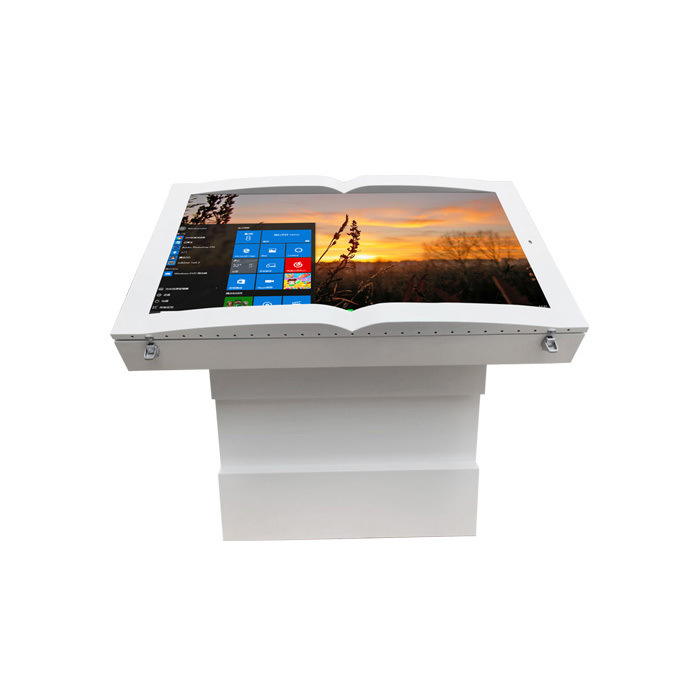 Tablero de publicidad de 55 pulgadas para el edificio del partido, quiosco de lectura de periódicos electrónicos inteligentes al aire libre, máquina Android todo en uno