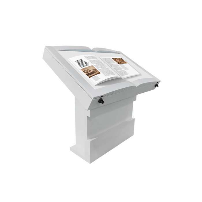 Tablero de publicidad de 55 pulgadas para el edificio del partido, quiosco de lectura de periódicos electrónicos inteligentes al aire libre, máquina Android todo en uno