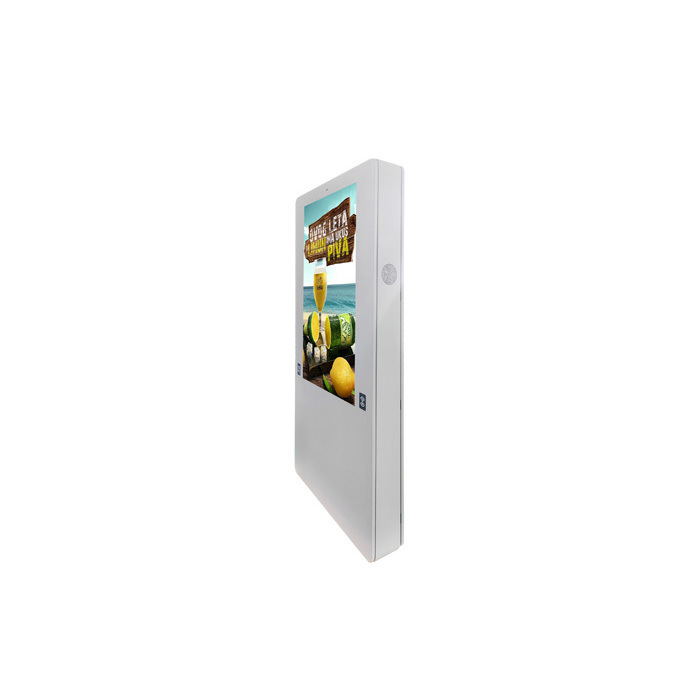 55-inch upgraded touch screen commercial advertising player for free standing outdoor lcd signage