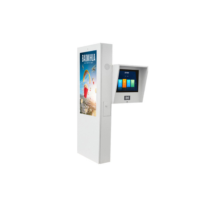 43 pulgadas de exterior de alta luminosidad de la ventana de la tienda pantalla de cartel del banco inteligente máquina de publicidad vertical