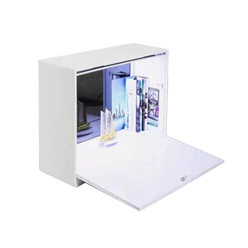 27 polegadas capacitivo touchscreen caixa de exibição LCD transparente de mesa de interior stand tela publicitária para supermercado