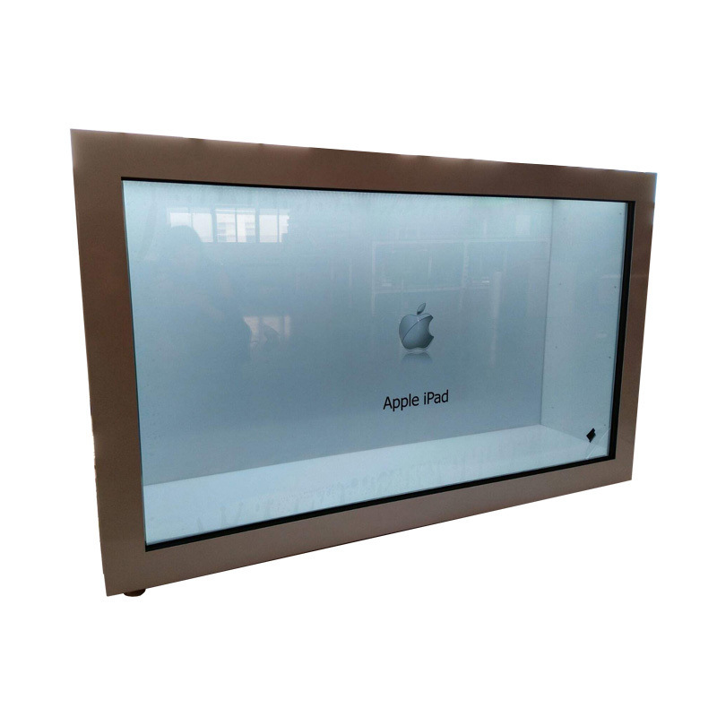 32 pulgadas pantalla transparente precio de la publicidad monitor escaparate caja de visualización LCD pantalla LCD transparente