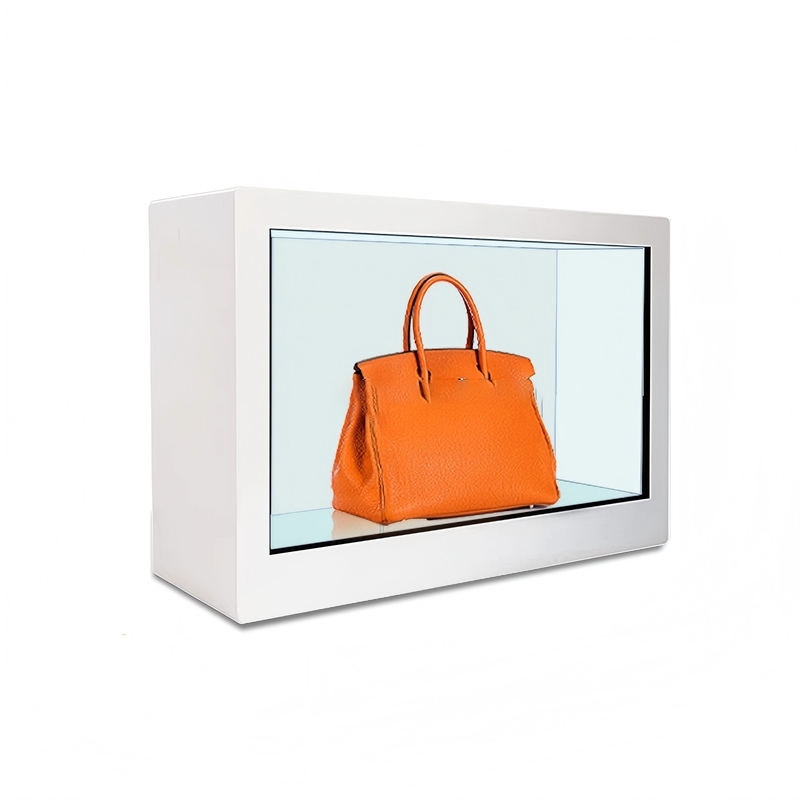 Nueva Tecnología HD 1080P LCD Monitor Vitrina 43 pulgadas Transparente Pantalla de pantalla Precio con pantalla táctil