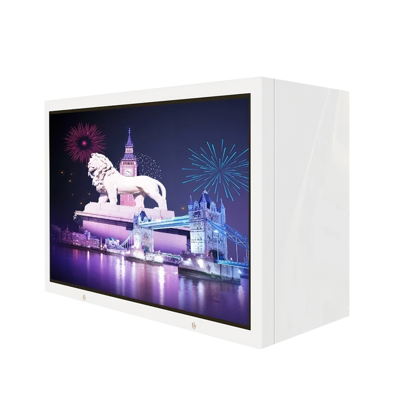 49 inch transparent screen display Box price with Interactive Touch Showcase/ Hologram Boxes advertising display screen