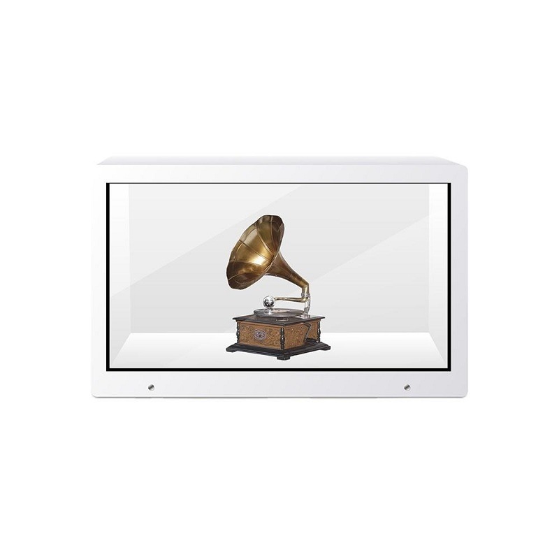 55 inch Custom LCD Transparent LCD Showcase Price 3D HD Display Digital Interactive Stereoscopic Projection Display Cabinet