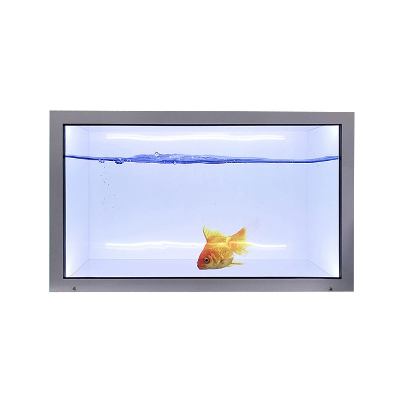 65 Inch Hot Sell transparent screen display manufacturer Holographic Touch Screen Interactive Transparent Lcd Display Holobox for Showcase