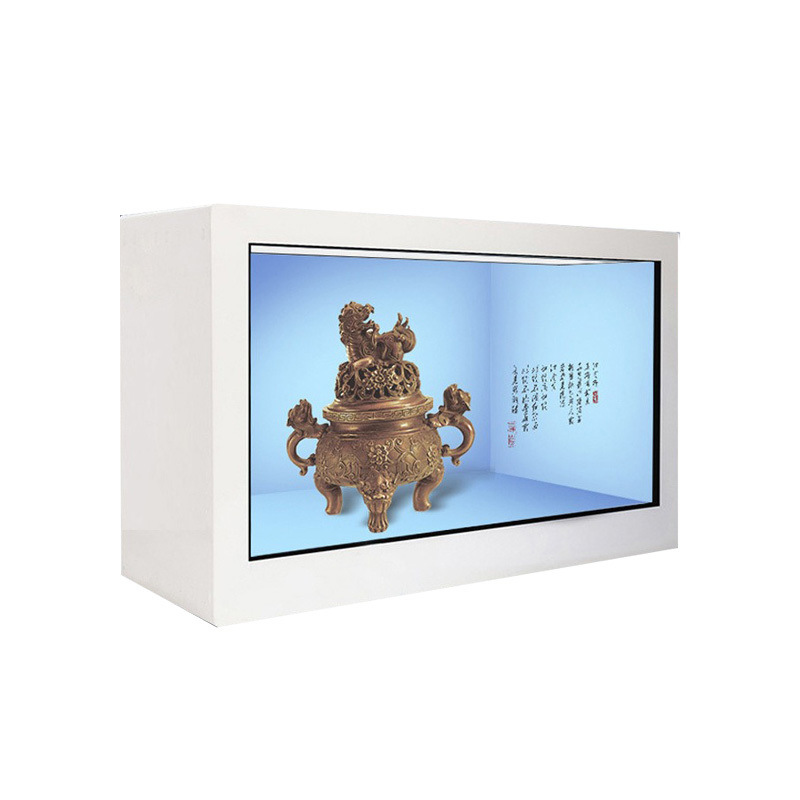 65 Inch Hot Sell transparent screen display manufacturer Holographic Touch Screen Interactive Transparent Lcd Display Holobox for Showcase