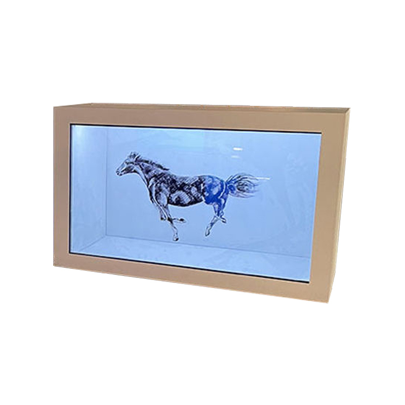 75 inch Indoor 3D Hologram Interactive Touch Screen LCD Transparent Box for Retail Store Elevator Airport Education Showcase