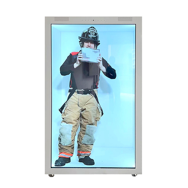 75 inch Indoor 3D Hologram Interactive Touch Screen LCD Transparent Box for Retail Store Elevator Airport Education Showcase