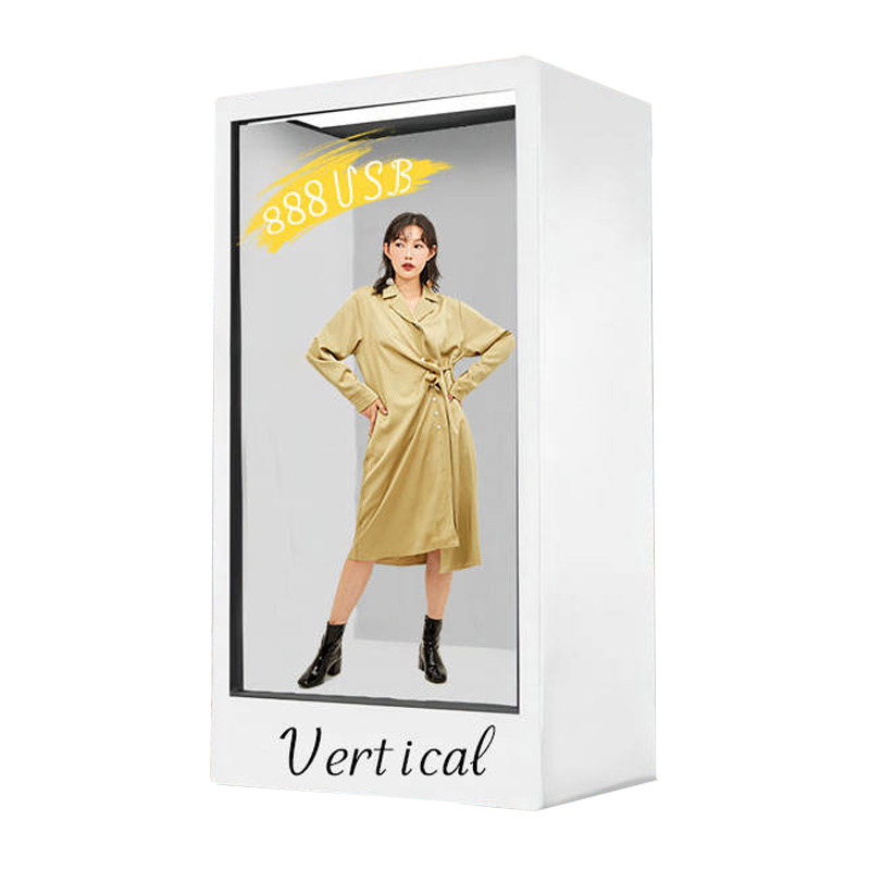 Tela LCD transparente de 86 polegadas Showcase de produtos Caixa de exibição LCD Android Touch Screen Advertising Player