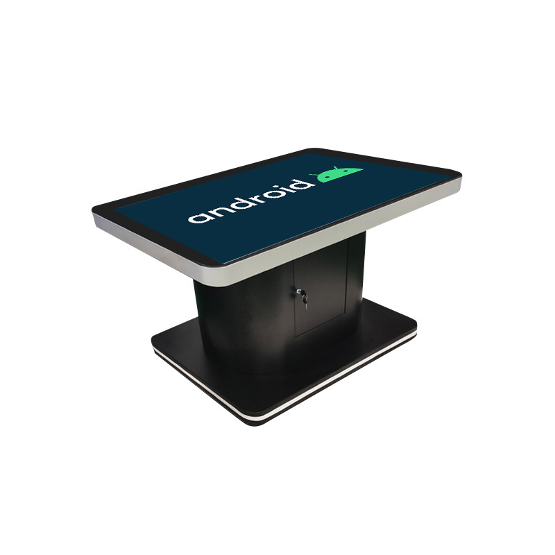 Jogos de tabuleiro de 43 polegadas Tabela de tela sensível ao toque Jogador de publicidade Restaurantes Top Tabela de exibição de publicidade