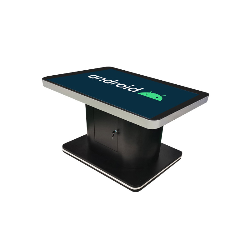 Jogos de tabuleiro de 43 polegadas Tabela de tela sensível ao toque Jogador de publicidade Restaurantes Top Tabela de exibição de publicidade