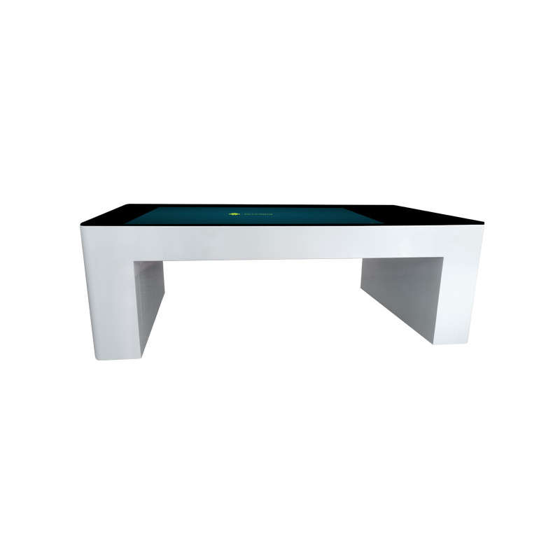 L'androide a 43 pollici scherza i giochi interattivi dell'affissione a cristalli liquidi del touch screen della prova dell'acqua che annunciano la tavola astuta del caffè del giocatore