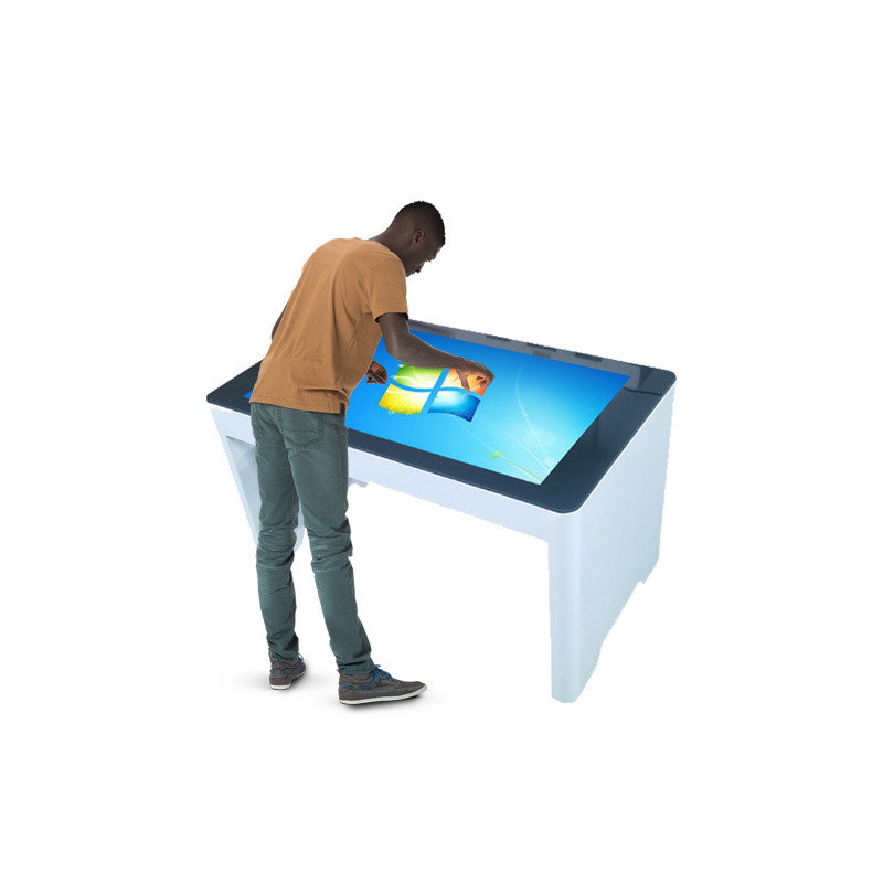 Tavolo da tè interattivo multi digitale da 32 pollici Tavolo PC AIO Tavolo touch screen interattivo tavolo da caffè intelligente