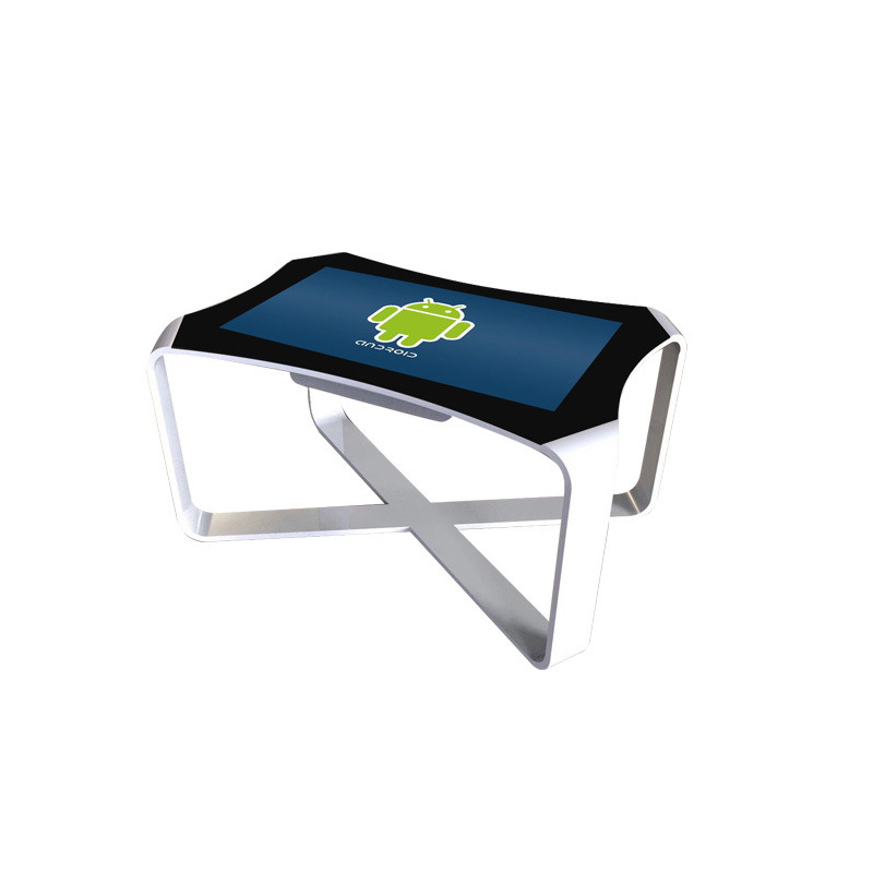 Tavolino Android con schermo pubblicitario da 43 pollici, tavolo touch interattivo per sala riunioni, display pubblicitario, lettore video