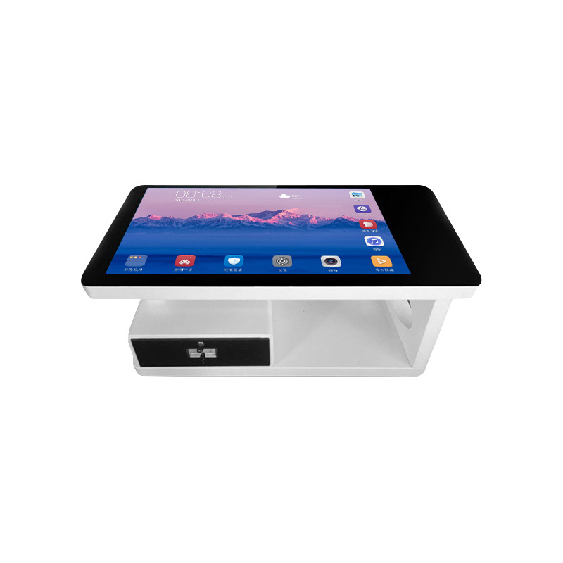 طاولة لمس 55 بوصة نظام واي فاي الاندرويد طاولة LCD كيوسك تفاعلية متعددة القهوة العليا الطاولة الذكية للأطفال عرض المعلومات لعبة