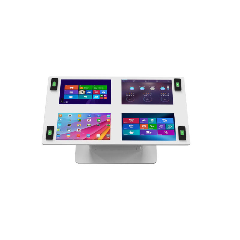 21.5 pollici schermo LCD pubblicitario touch screen interattivo tavoli da caffè intelligenti tavolo da gioco