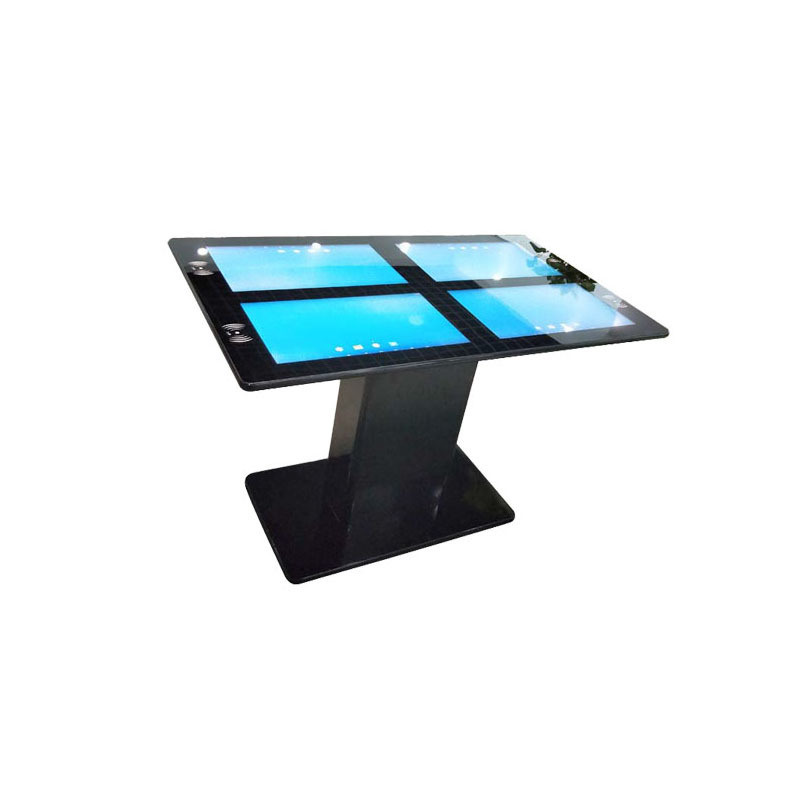 21.5 pollici schermo LCD pubblicitario touch screen interattivo tavoli da caffè intelligenti tavolo da gioco
