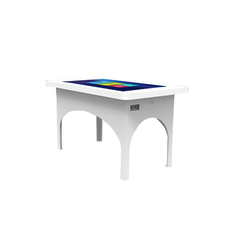 43 بوصة شاشة لمسة سطح المكتب الطاولة التفاعلية الإشارات الرقمية طاولة القهوة الأطفال طاولة ألعاب ذكية