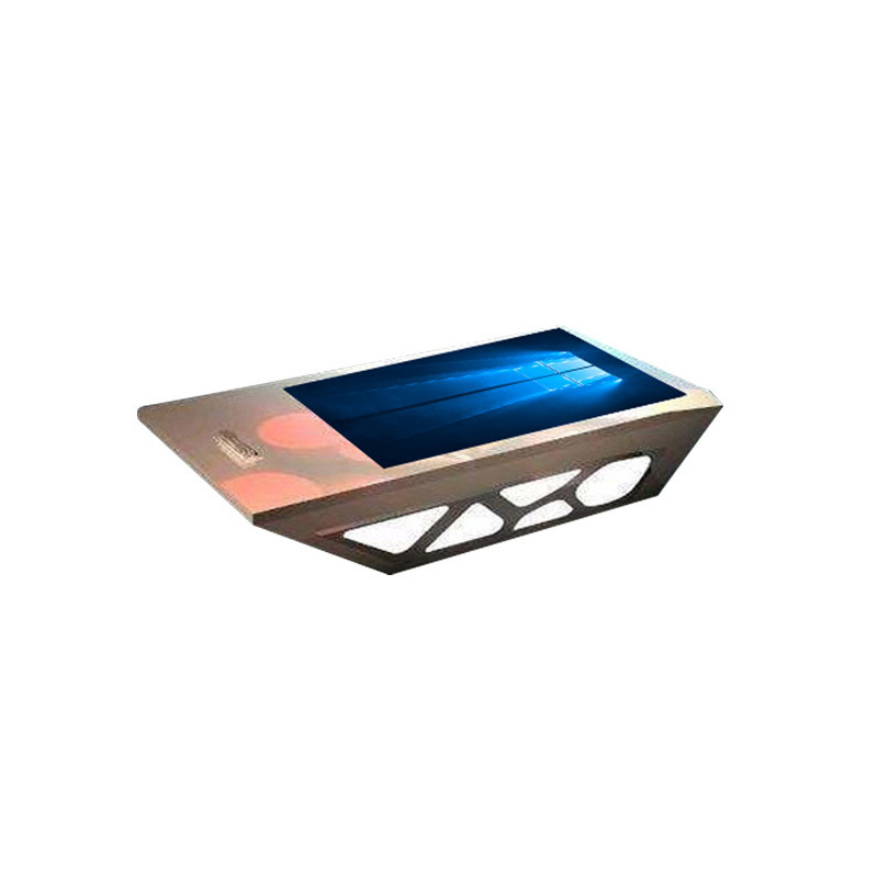 طاولة تفاوض ذكية 55 بوصة ذات تصميم مجوف طاولة قهوة ذكية