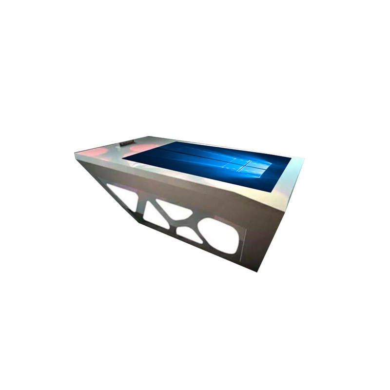 55-Inch Hollow-Out Design Smart Negotiation Table Smart Coffee Table Style Table Top Touch Screen