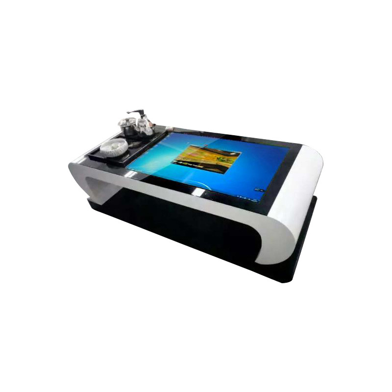 طاولة ألعاب تفاعلية مقاس 55 بوصة مع طاولة مكتب بشاشة لمس متعددة ذكية للعرض الرقمي للمتاحف التعليمية