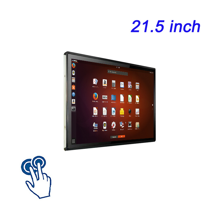 21.5 pulgadas Embedded Linux Industrial All-in-One Máquina capacitiva de consulta / pedido pantalla táctil POS pantalla de publicidad Taller ERP Panel electrónico