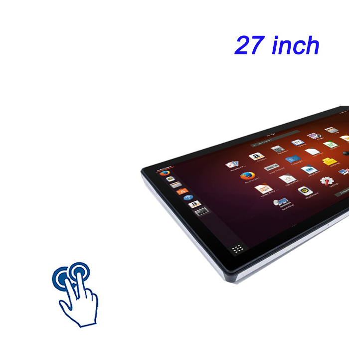 27 pulgadas PLC Touch Industrial montado en la pared Monitor de computadora integrado todo en uno