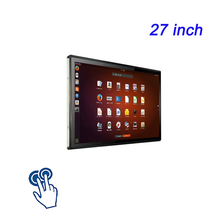27 pulgadas PLC Touch Industrial montado en la pared Monitor de computadora integrado todo en uno