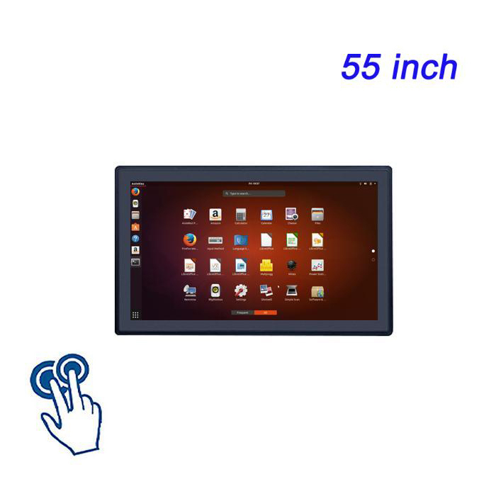 55 inch Trung Quốc tự phục vụ Terminal bán Linux Embedded Capacitive Touch Công nghiệp tất cả trong một máy tính