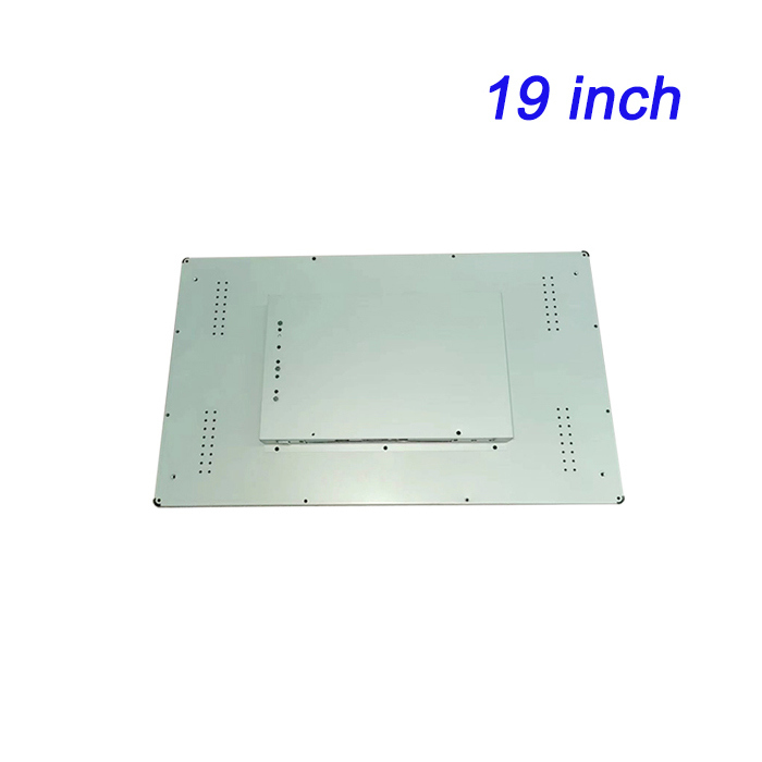 Ordenador industrial PLC todo en uno con pantalla frontal de 19 pulgadas, completamente cerrado, configuración USB, control industrial