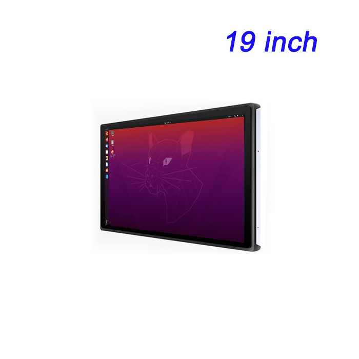 19 inch Fully Enclosed Front Switch USB Configuration PLC Industrial Wireless LCD Monitor