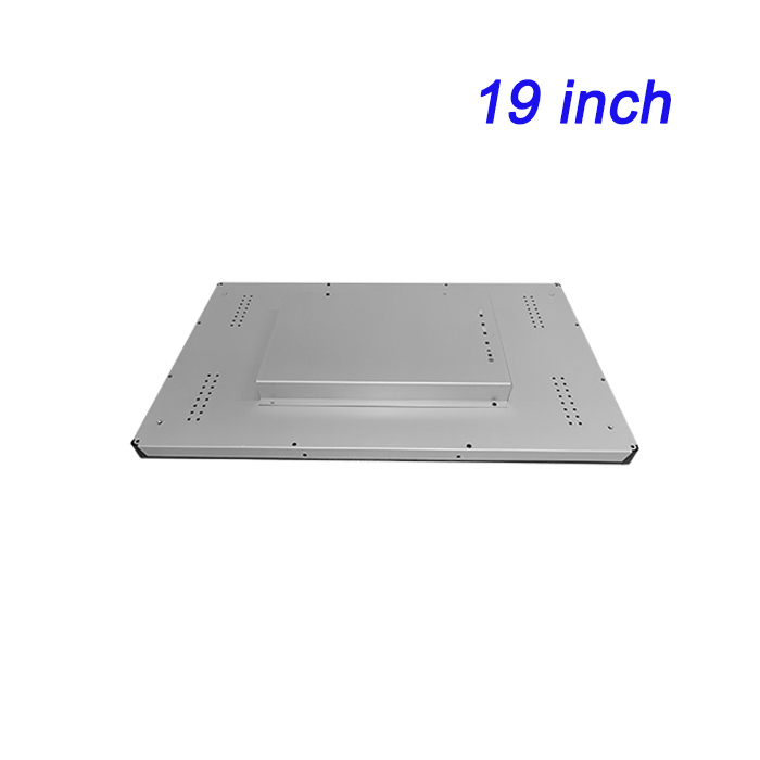 Monitor de control industrial de 19 pulgadas, pantalla táctil resistiva integrada, uso en escritorio, nuevo, montaje en rack/pared