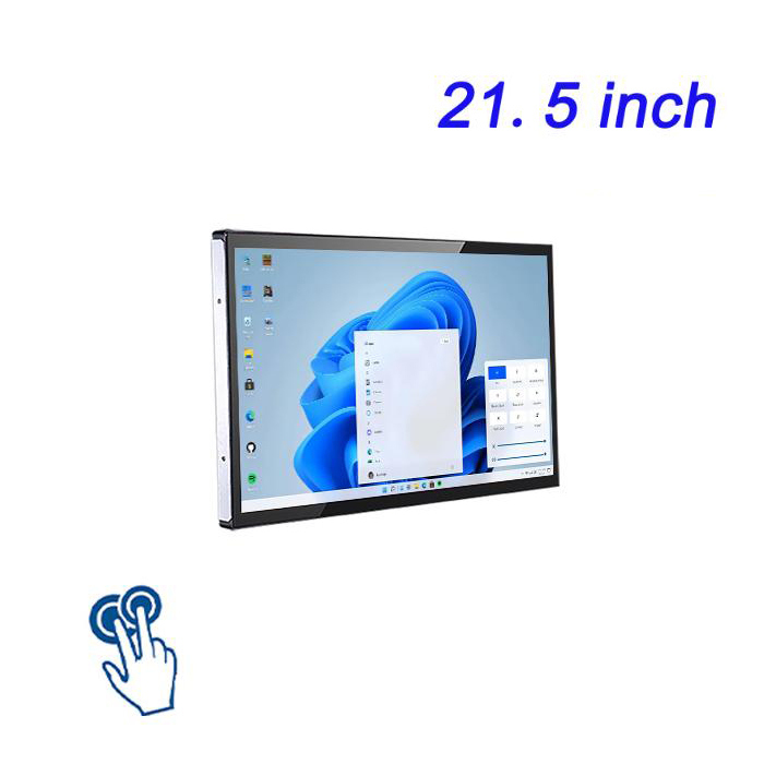 Monitoreo de pantalla táctil de marco abierto de 21,5 pulgadas con puertos de entrada VGA HDM1